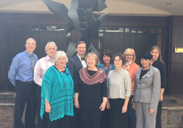 ASWB Mobility Task Force, left to right: Mark Hillenbrand, Jim Akin, Dorinda Noble, Harold Dean, Joan Cloonen, Lisa Crockwell, Ellen Burkemper, Florence Huffman, Carmen Collado, Courtney Papale Newton. Not pictured: M. Jenise Comer, Fran Franklin.