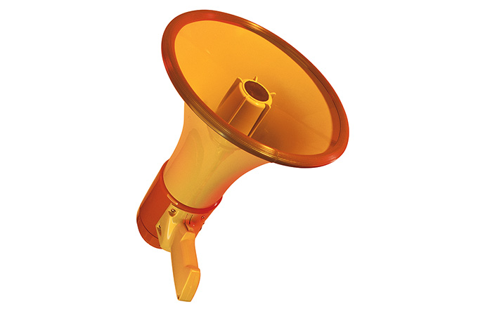Photo of a megaphone